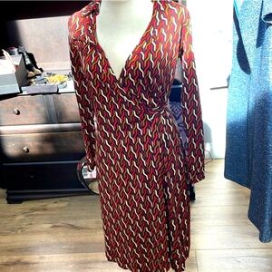 Silk Dvf wrap dress